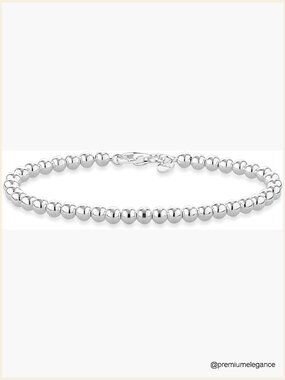 Handmade 4mm Bead Ball Strand Chain Bracelet